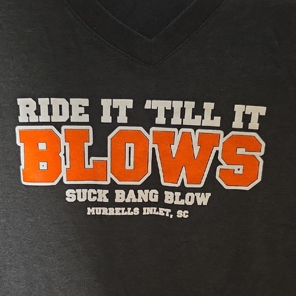 District Black and Orange Fitted Short Sleeve Tee - Picture 3 of 5